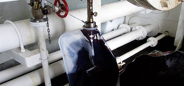 Procedure of sampling of fuel oil during bunkering